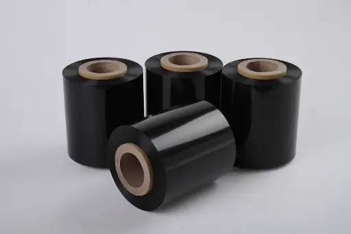 Rollo de Film Stretch Negro 10 cm 